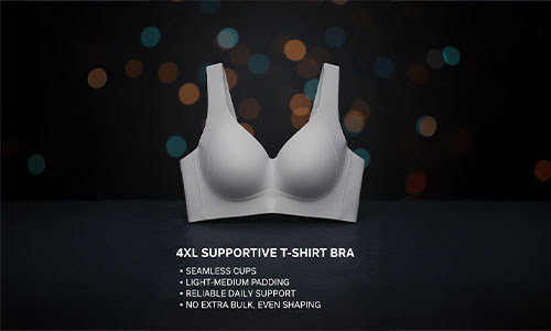 Supportive T-shirt Bras for 4XL