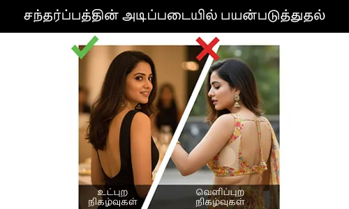 சந்தர்ப்பத்தின் அடிப்படையில் பயன்படுத்துதல்