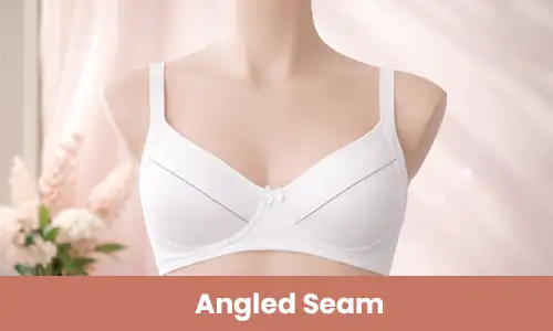Angled Seam Diagonal Seam Bras