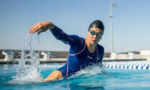 Long Sleeve One-Piece Swimsuit Style