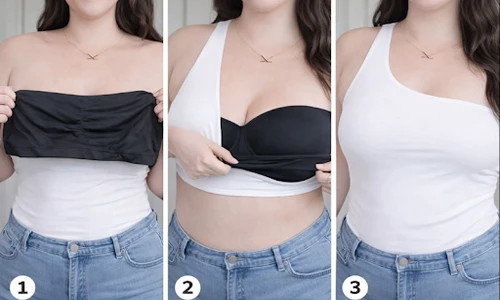 Using a Bandeau over your Strapless Bra