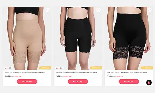 Waist and thigh compression shapewear shall be elegant and absolute fire!