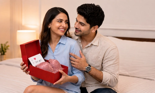 Presenting the lingerie gift