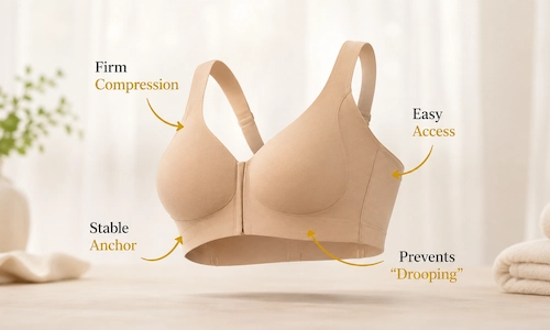 Padded Wirefree Firm Support Seamless Bra