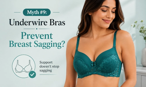 Underwire Bras Prevent Breast Sagging