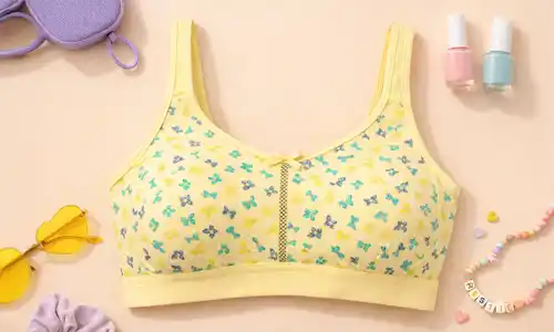 Non-Padded Printed Slip-On Bra