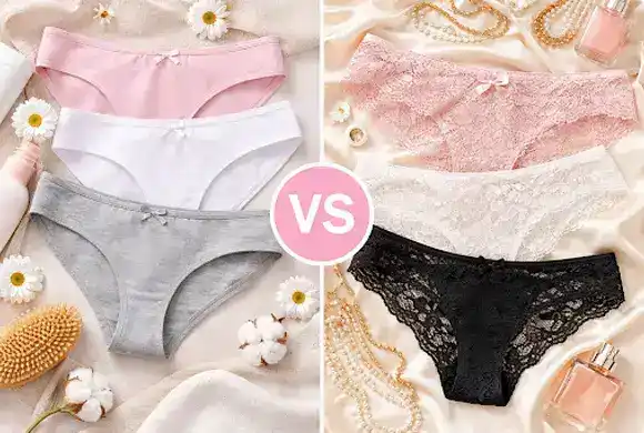 കോട്ടൺ പാന്റീസ് vs ലെയ്സ് പാന്റീസ് – ശരിയായ ചോയ്‌സ്