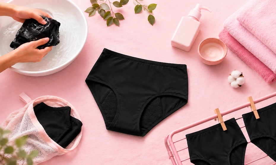 Care Instructions for Period Panties