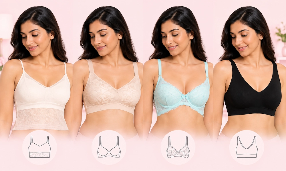 Types of Lightly Padded Bras