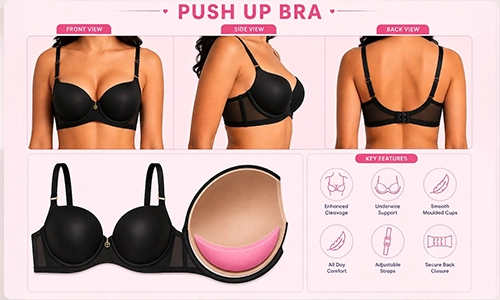 Key Features of Push-up Bra
