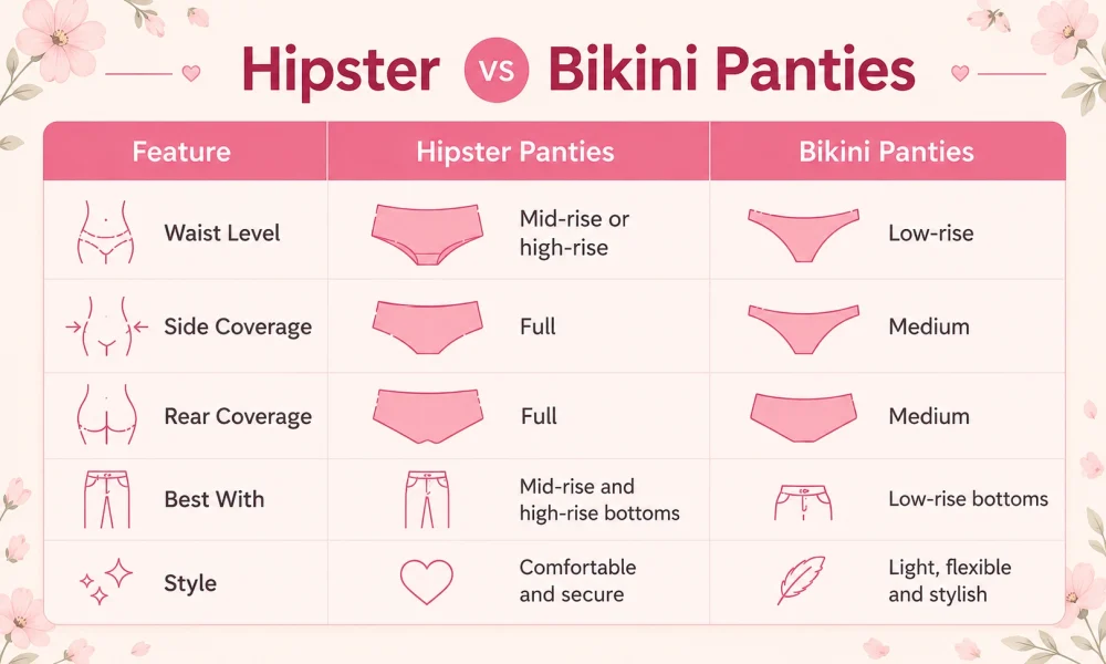 hipster vs biini panties