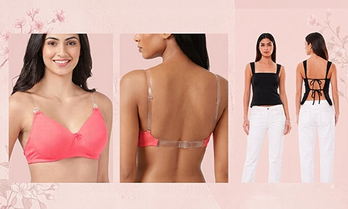 susie transparent back padded everyday bra